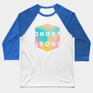 Ghost Cube Illusion Baseball T-Shirt